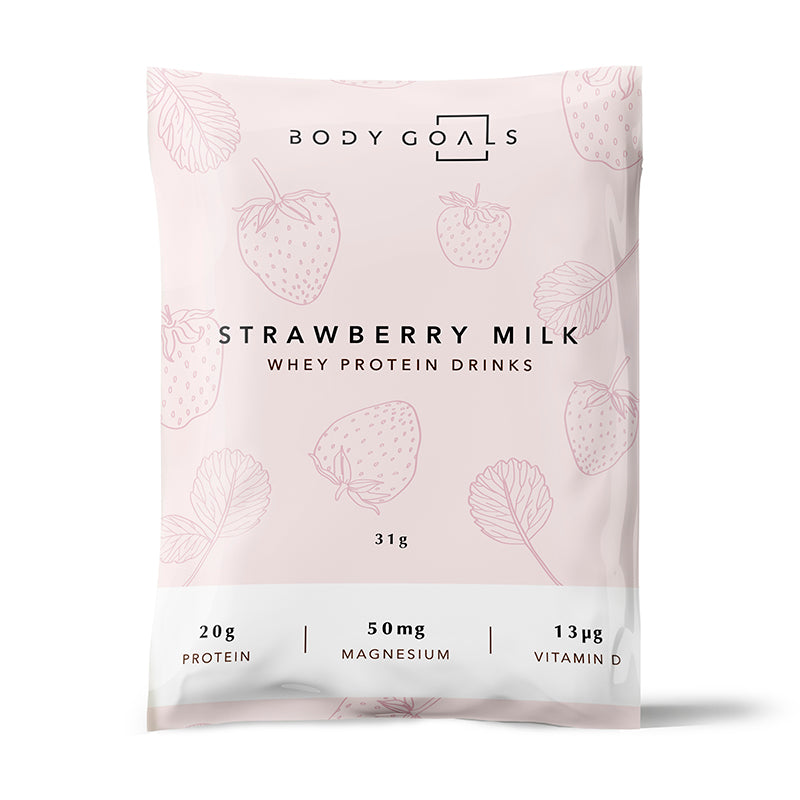 Whey Protein Strawberry Milk